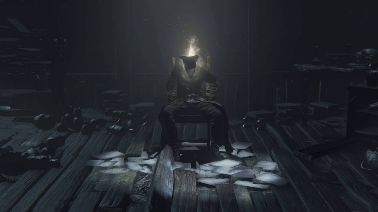 Bloodborne&trade; Dead hunter with Rune Workshop tool in Witch's Abode