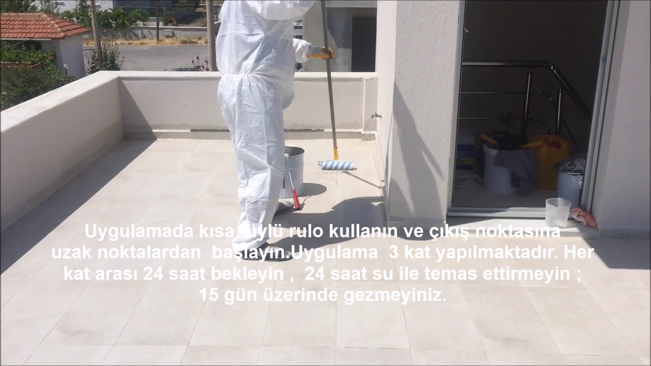 TERAS ÇATI DKS POLİPUR -  Şeffaf Alifatik Poliüretan Zemin Kaplama Ürünü