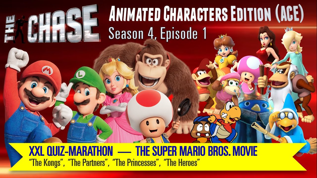 The Chase (ACE) | Season 4 Episode 1 | XXL QUIZ-MARATHON  (The Super Mario Bros. Movie)
