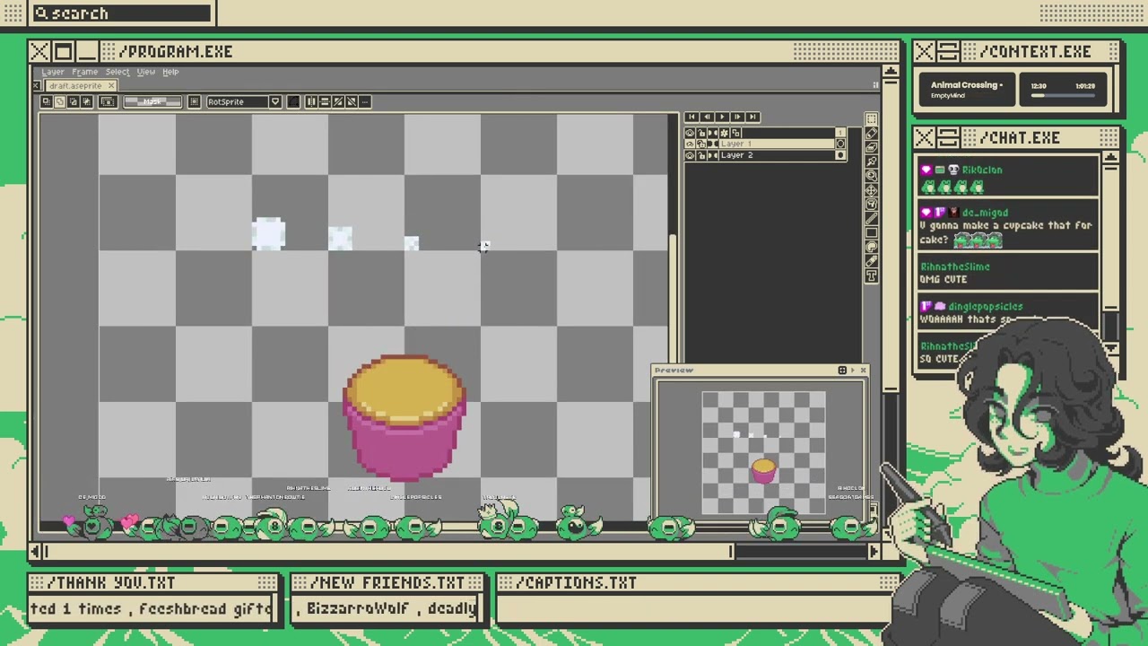 [03/09/26] Working on a Scene for a GameJam! [GirlyGameJam]