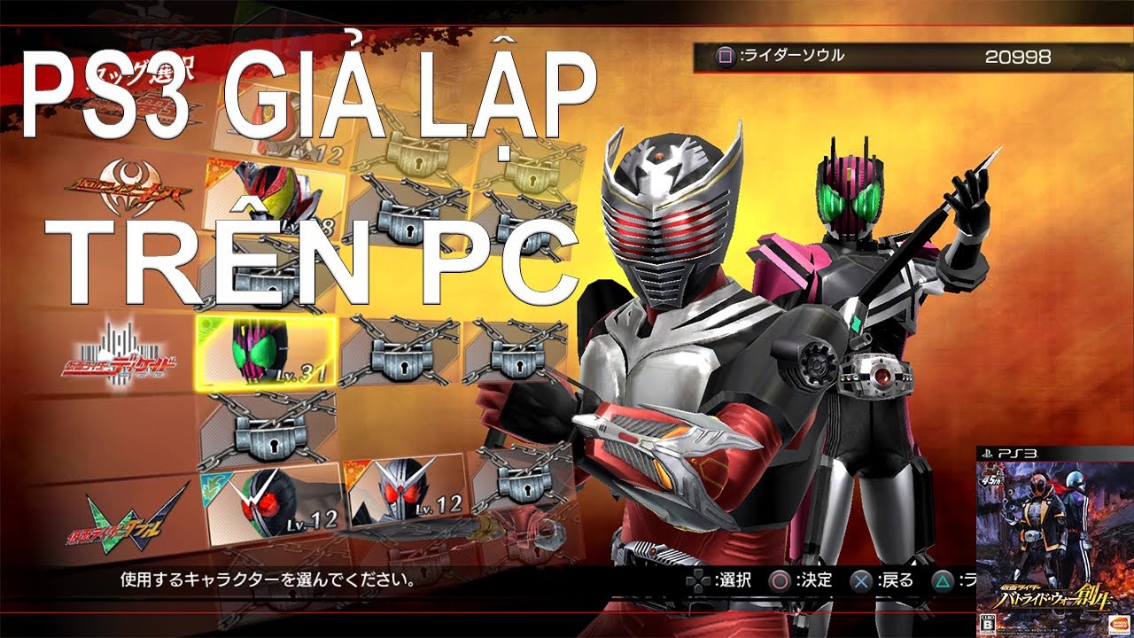 Chơi Kamen Rider: Battride War Genesis trên PC bằng giả lập PRCS3