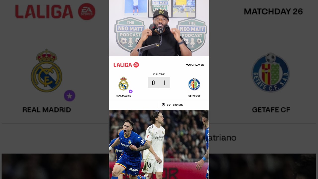 This Real Madrid team simply don’t care enough. Madrid 0-1 Getafe. 