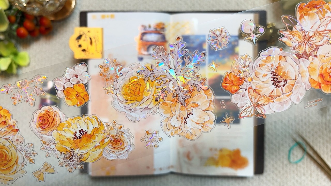 ASMR 여행 한 페이지 A Page of My journey 다이어리 꾸미기ㅣArt journalingㅣScrapbookingㅣCollageㅣ手帳デコㅣコラージュㅣ다꾸