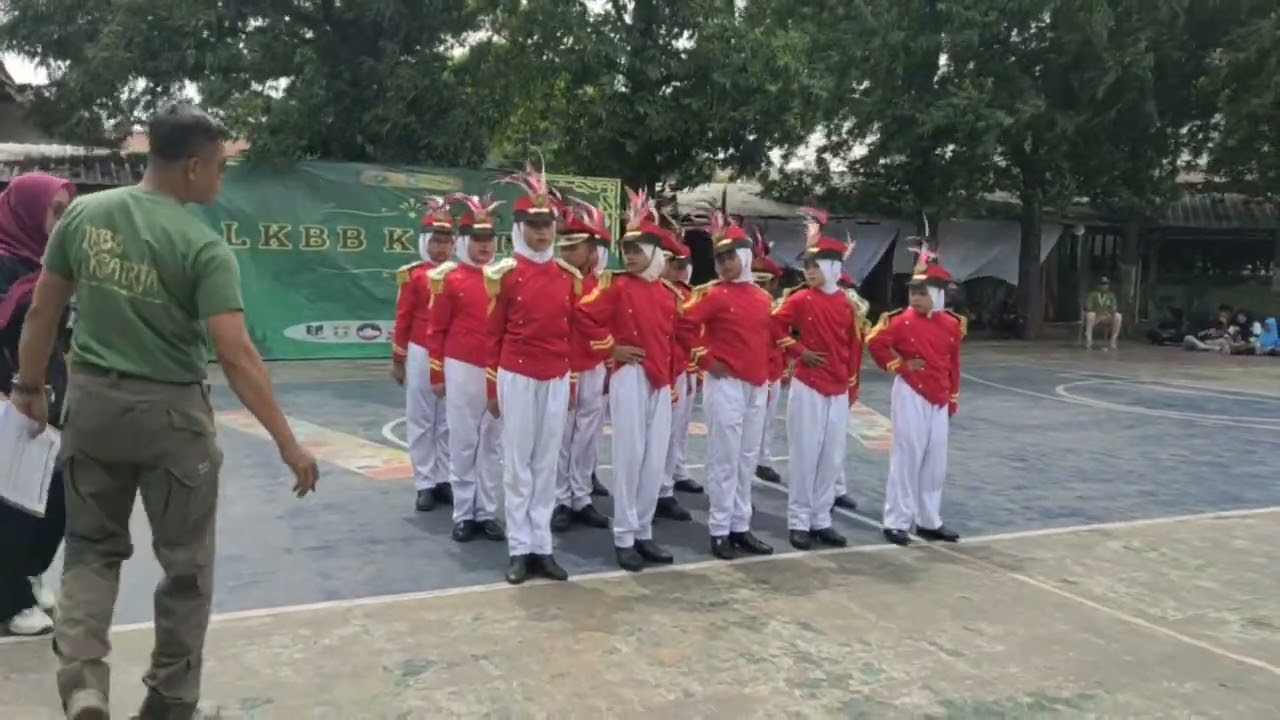 Lomba paskib di SMPN 1 Taman 8januari 2026