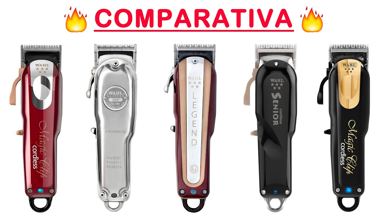 COMPARATIVA - MAQUINAS INALAMBRICAS WAHL