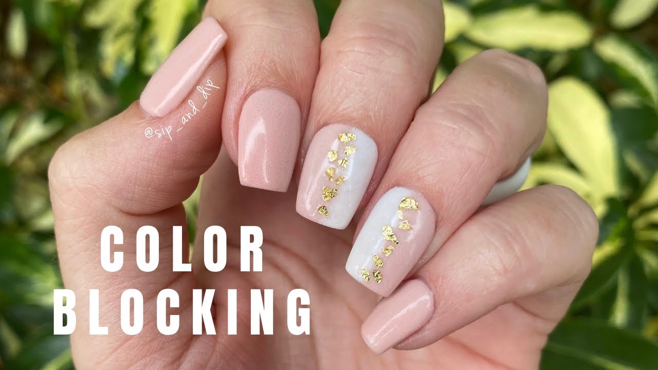 Color Block With Gel Liquids and Dip Powder | Dip Into Kindness Ep. 1 | Rosiland Dip Powder