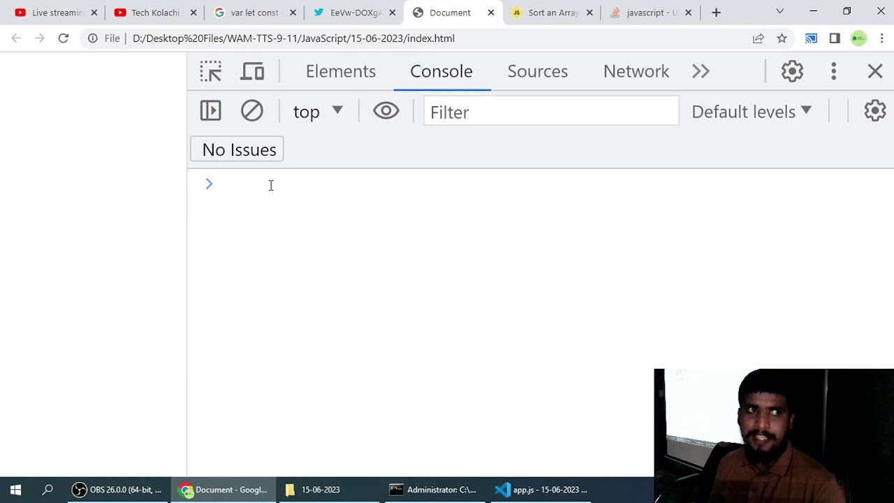 SMIT - Batch 9 | JavaScript Class 25 | Part 2
