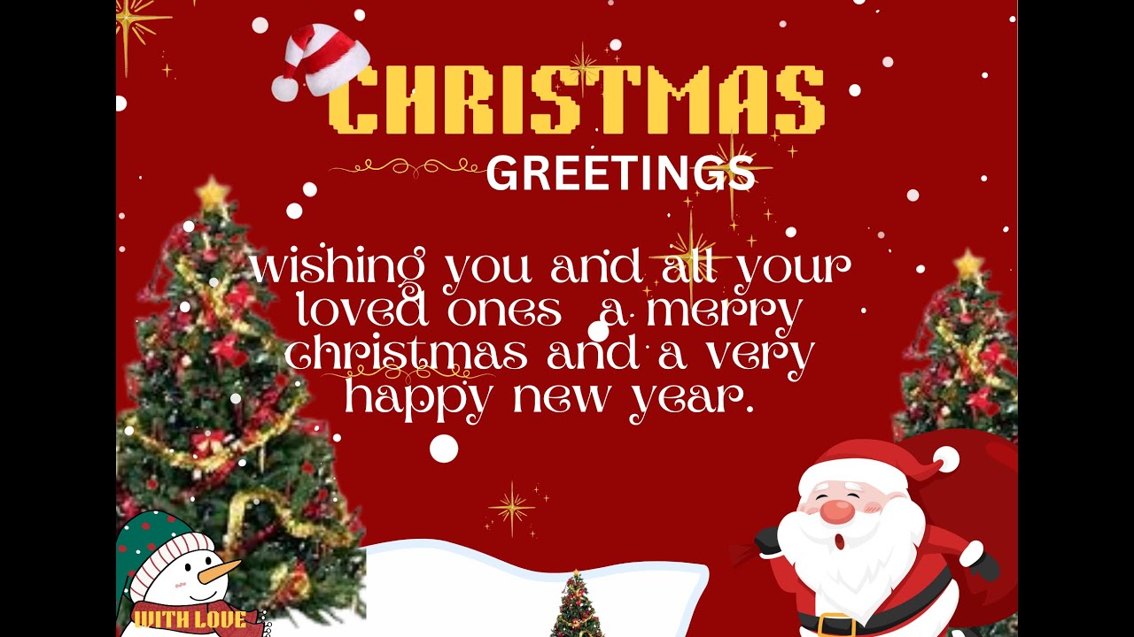 kids and teens Christmas card design with canva
