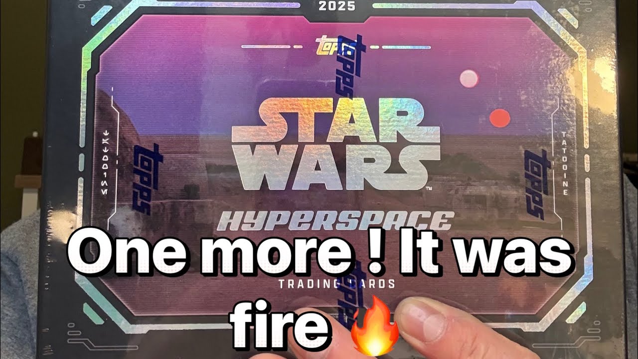 Topps 2025 star wars hyperspace box break #2, we pulled a sick 🤮 autograph!
