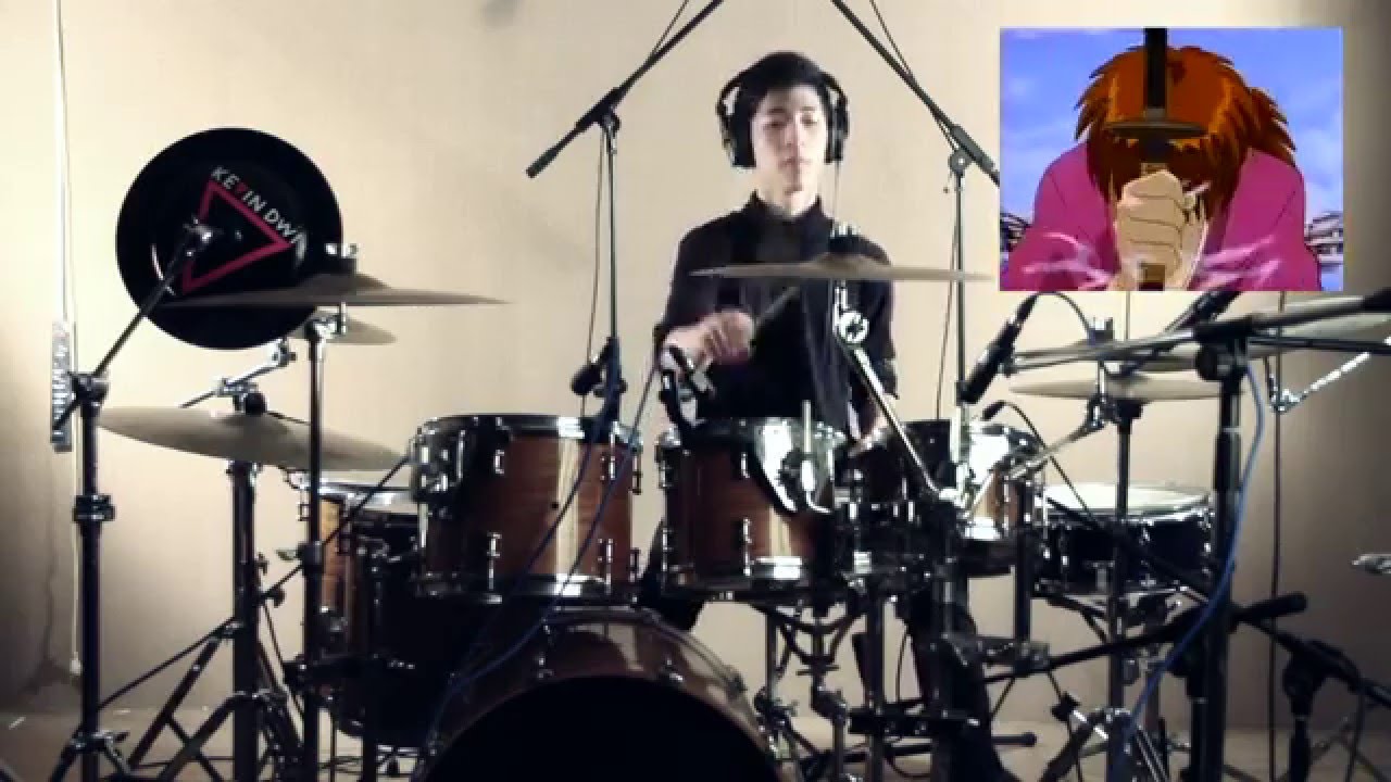 90's Cartoon Medley  Drum Cover - ( Samurai X & Inuyasha ) - By Kevin Dwi