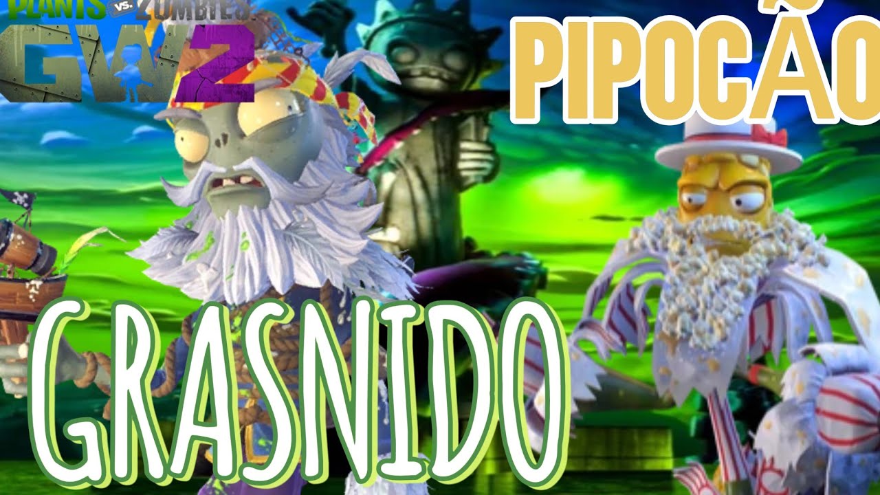 Jogando com o Capitão grasnido e o Pipocão - Plants vs zombies GW2