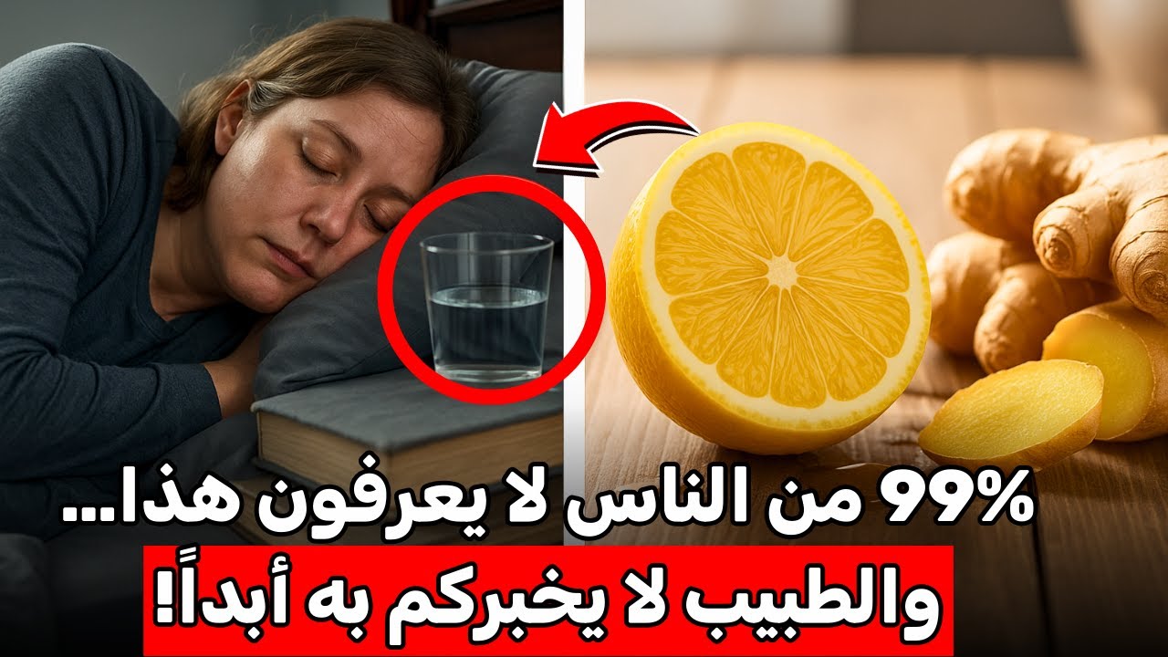 سر الزنجبيل والليمون ليلًا: ما يجب أن يعرفه كل شخص بعد الخمسين