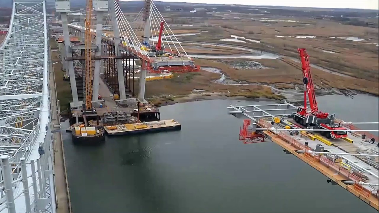 Watch time-lapse video of new Goethals Bridge being built