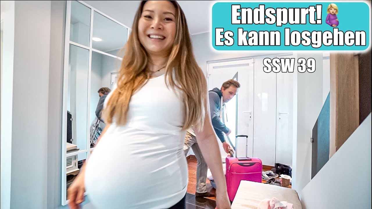 Endspurt! Es kann losgehen 🤰🏼 Vorbereitungen für Geburt! Baby hat Schluckauf | SSW 39 | Mamiseelen