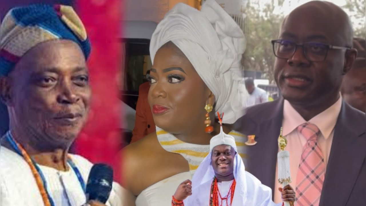 THE MOMENT OBA LADOJA WAS LEFT SPEECHLESS BY GOV. SEYI MAKINDE & OLORI ASHELY’S GRAND ARRIVAL