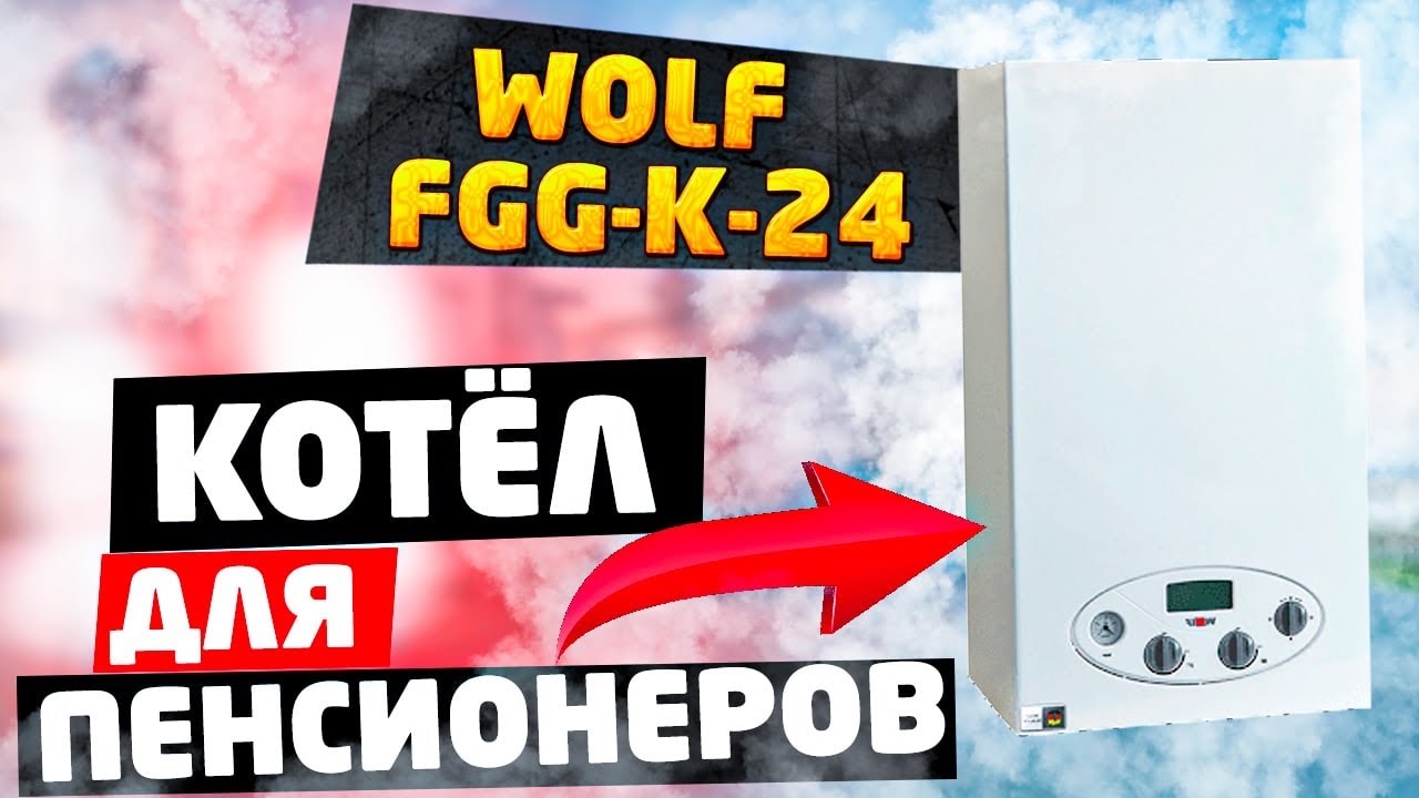 Газовый настенный котёл Wolf FGG-K-24. Идеальный котёл для пенсионеров