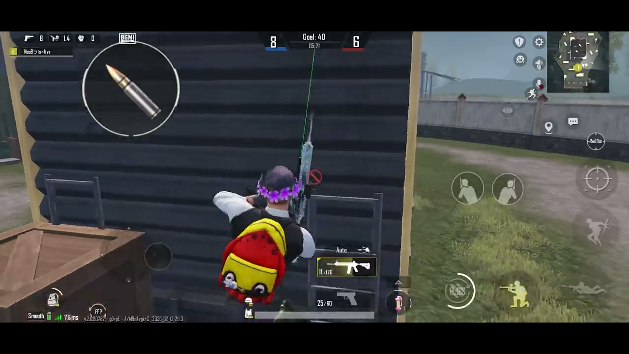 M416 glacier  enemy challenge me 1vs1 room🥵