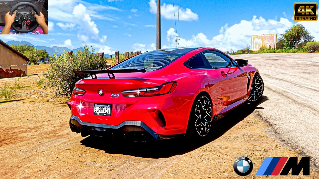 BMW M8 Coupe Competition (695 HP) | Forza Horizon 5 | Logitech Gg29 Gameplay