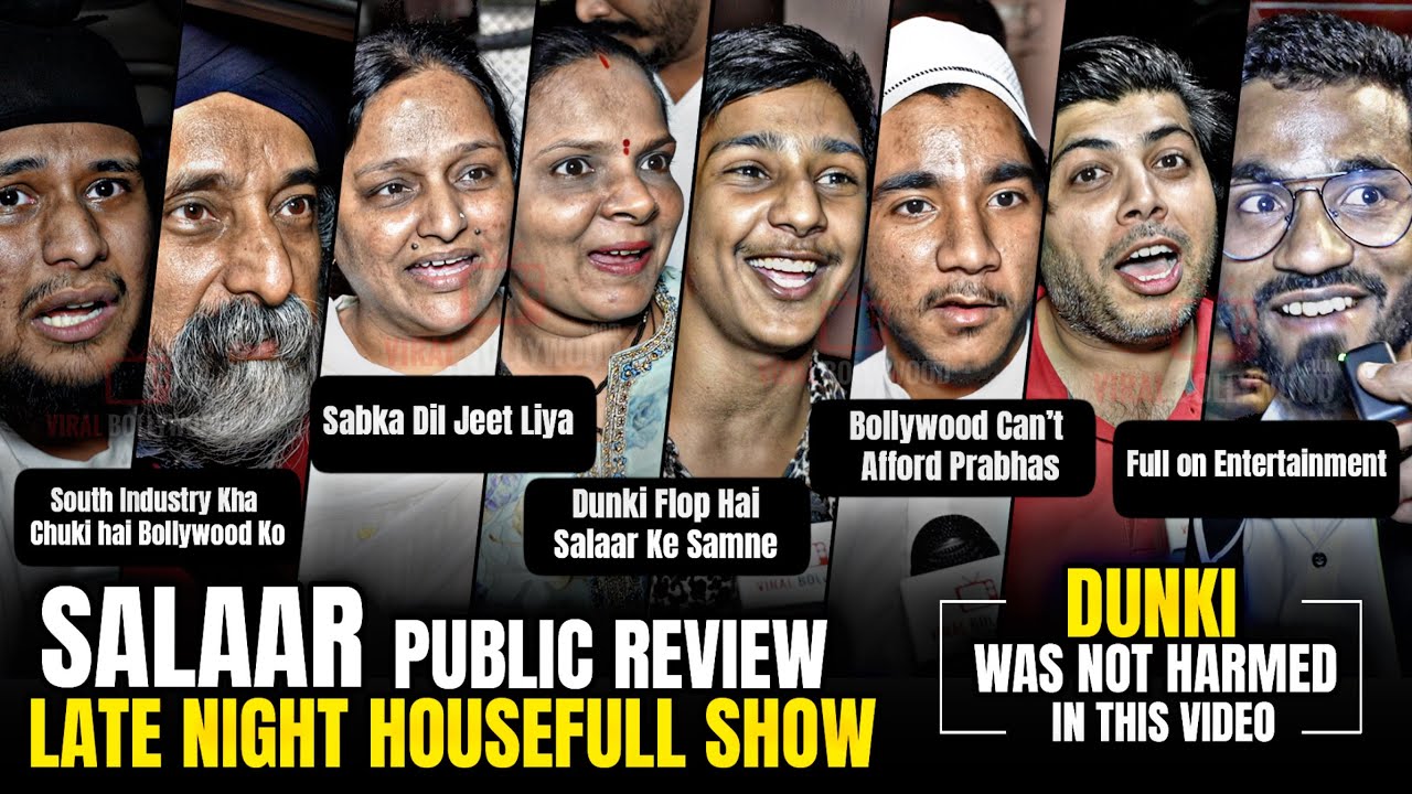 Salaar: Part 1 &ndash; Ceasefire | Late Night Housefull Show | Public Dhamaka Review | Prabhas | Dunki