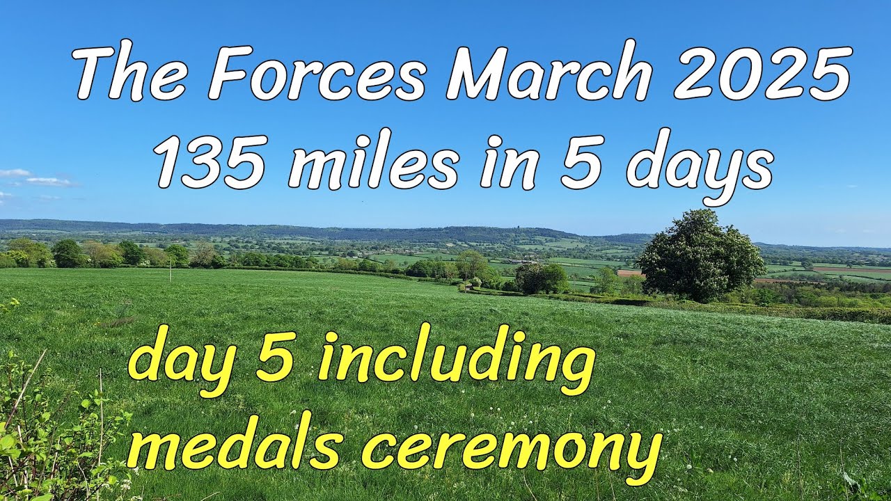 Forces March day 5. Including the medals ceremony