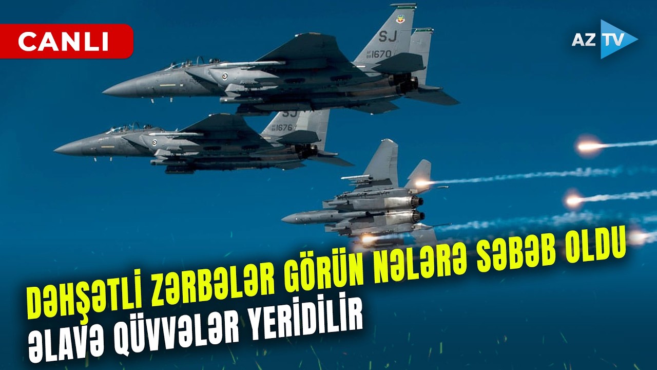 SON DƏQİQƏ! Nəhəng TƏYYARƏLƏR ard-arda yerə çırpıldı: İran ətrafında GƏRGİNLİK PİK HƏDDƏ