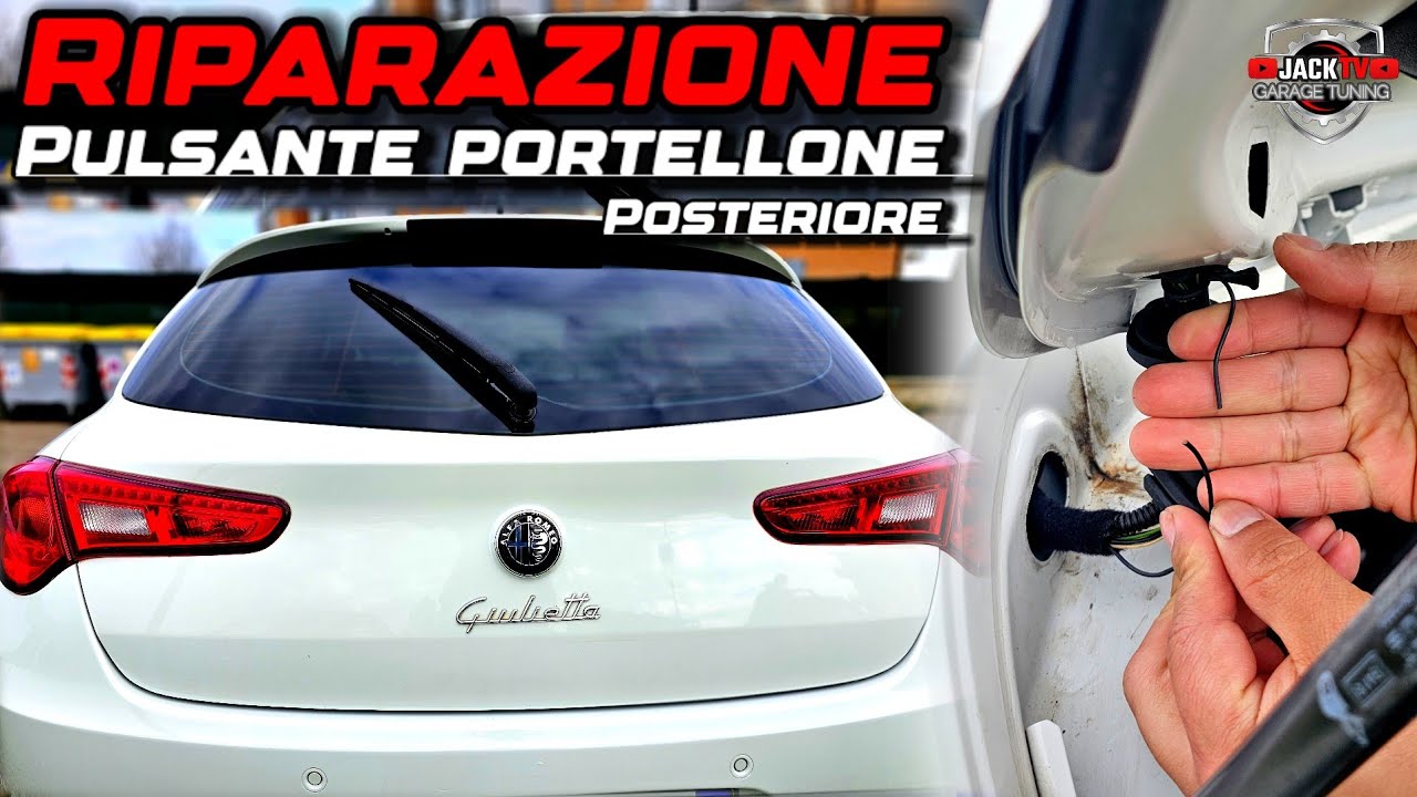 Riparazione Cablaggio Pulsante Portellone Posteriore su Alfa Romeo Giulietta