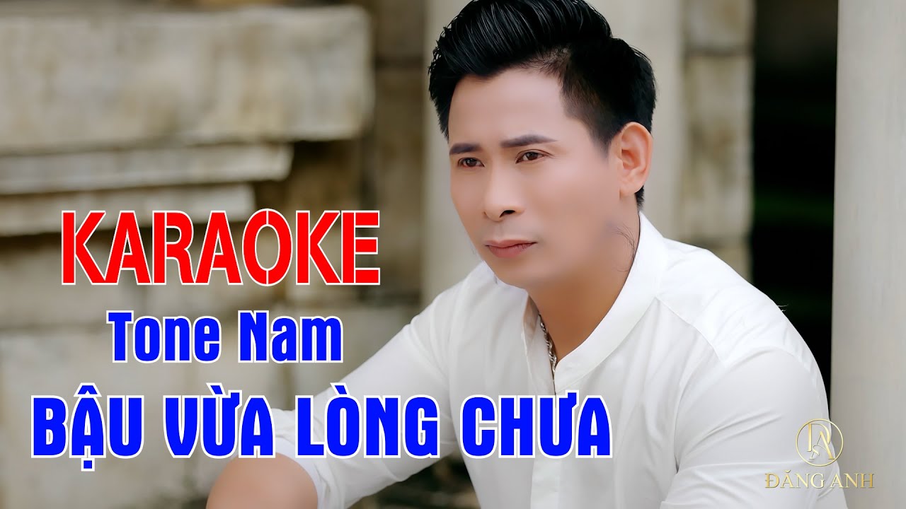 BẬU VỪA LÒNG CHƯA | ĐĂNG ANH | KARAOKE TONE NAM
