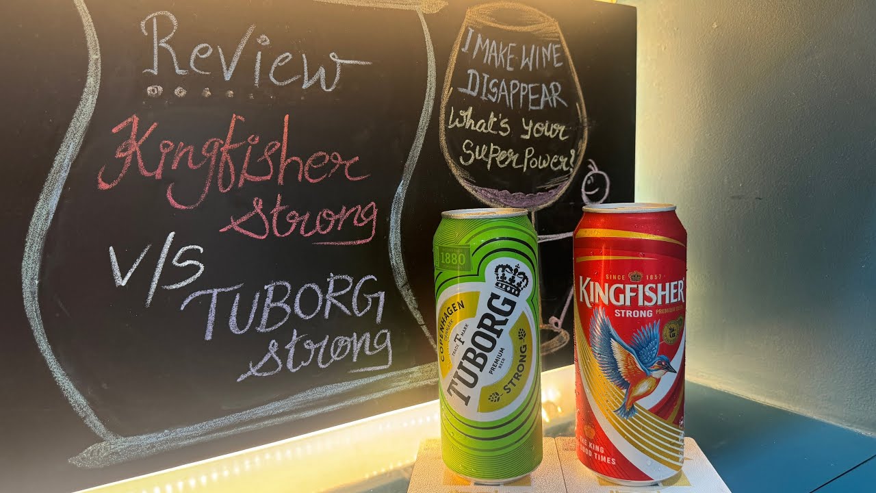 Beer Comparison of Kingfisher Strong & Tuborg Strong | Which One Is The Best | Strong Beer