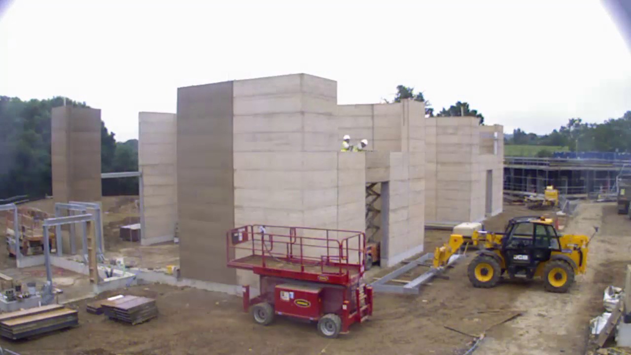 Bushey Cemetery Rammed Earth Time-lapse