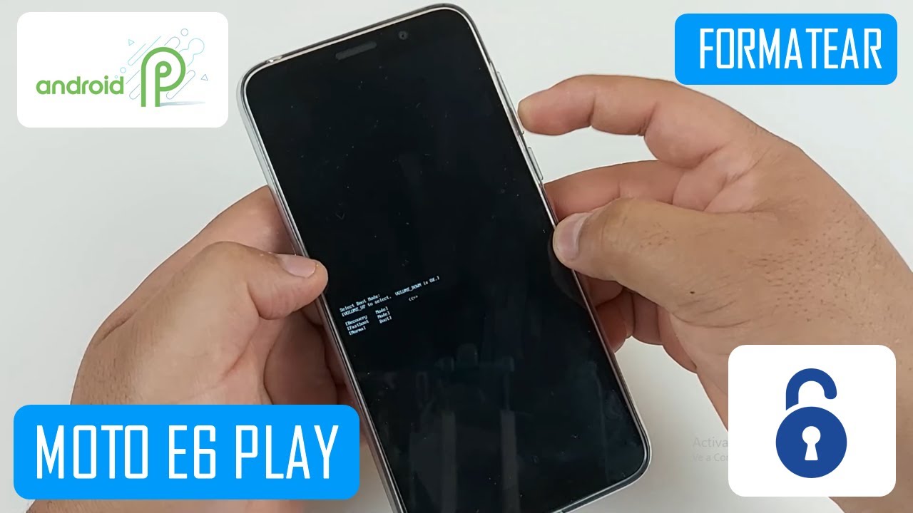 Formatear Motorola Moto E6 Play