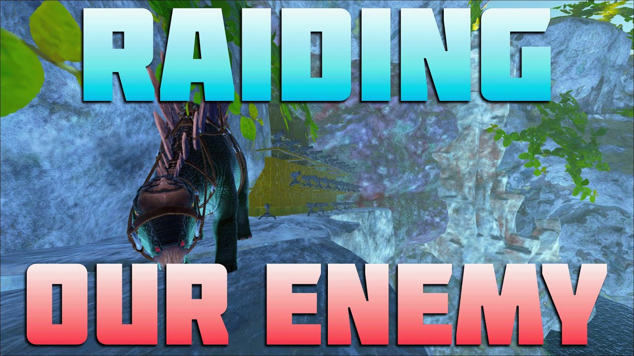 ONLINE Raiding Our BIGGEST RIVAL For TONS Of Loot! Ark: Official Small Tribes PvP