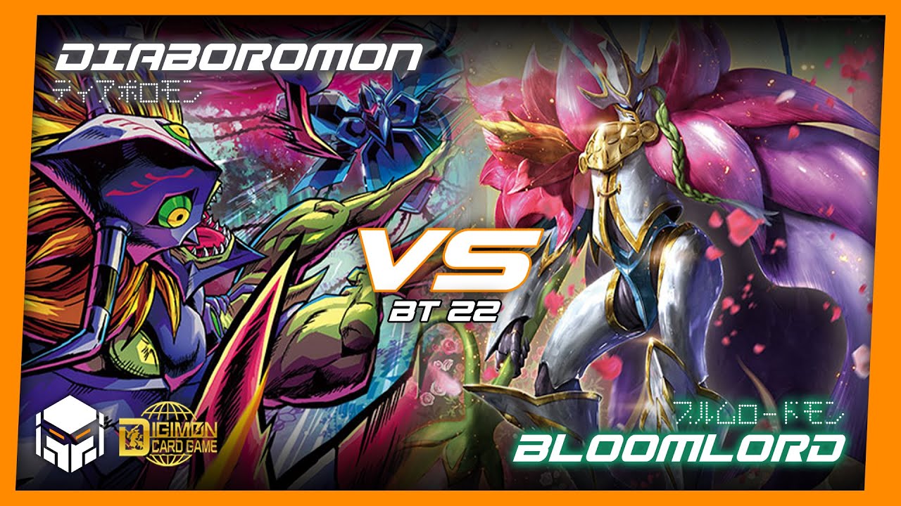 Diaboromon vs Bloomlordmon [Digimon Card Game & TCG BT22]