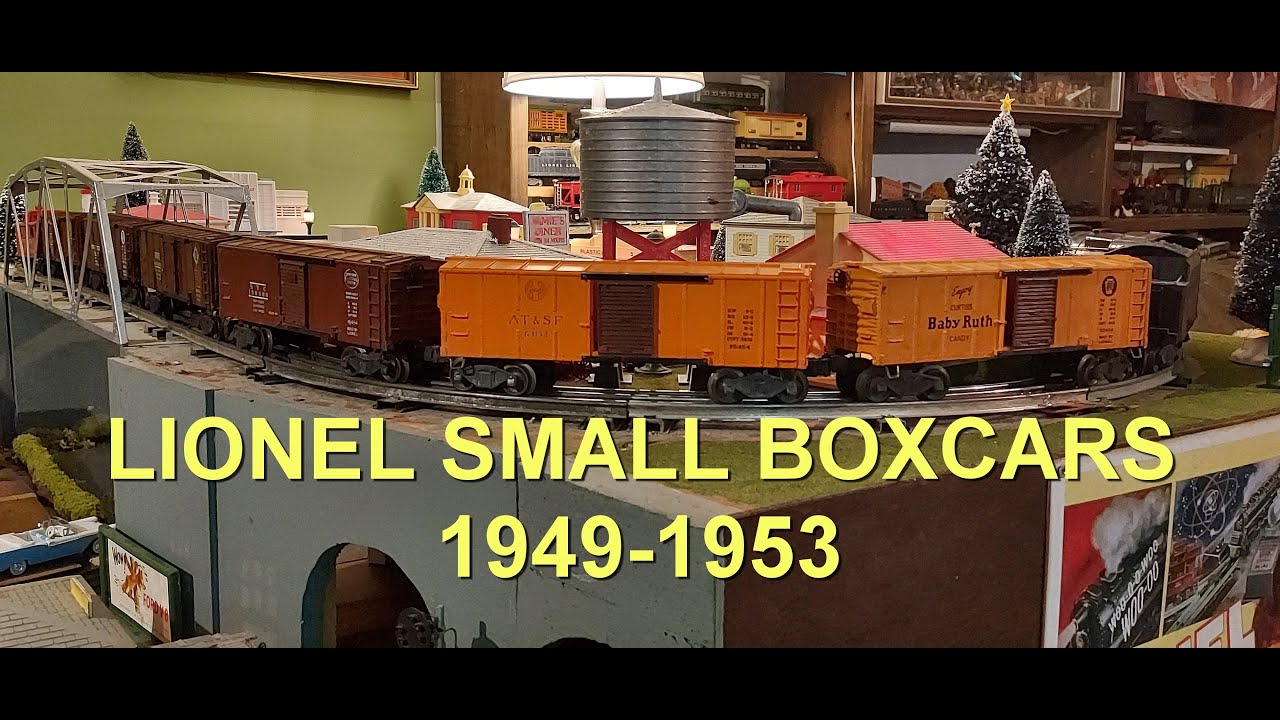 LIONEL SMALL BOXCARS, 1946-1953
