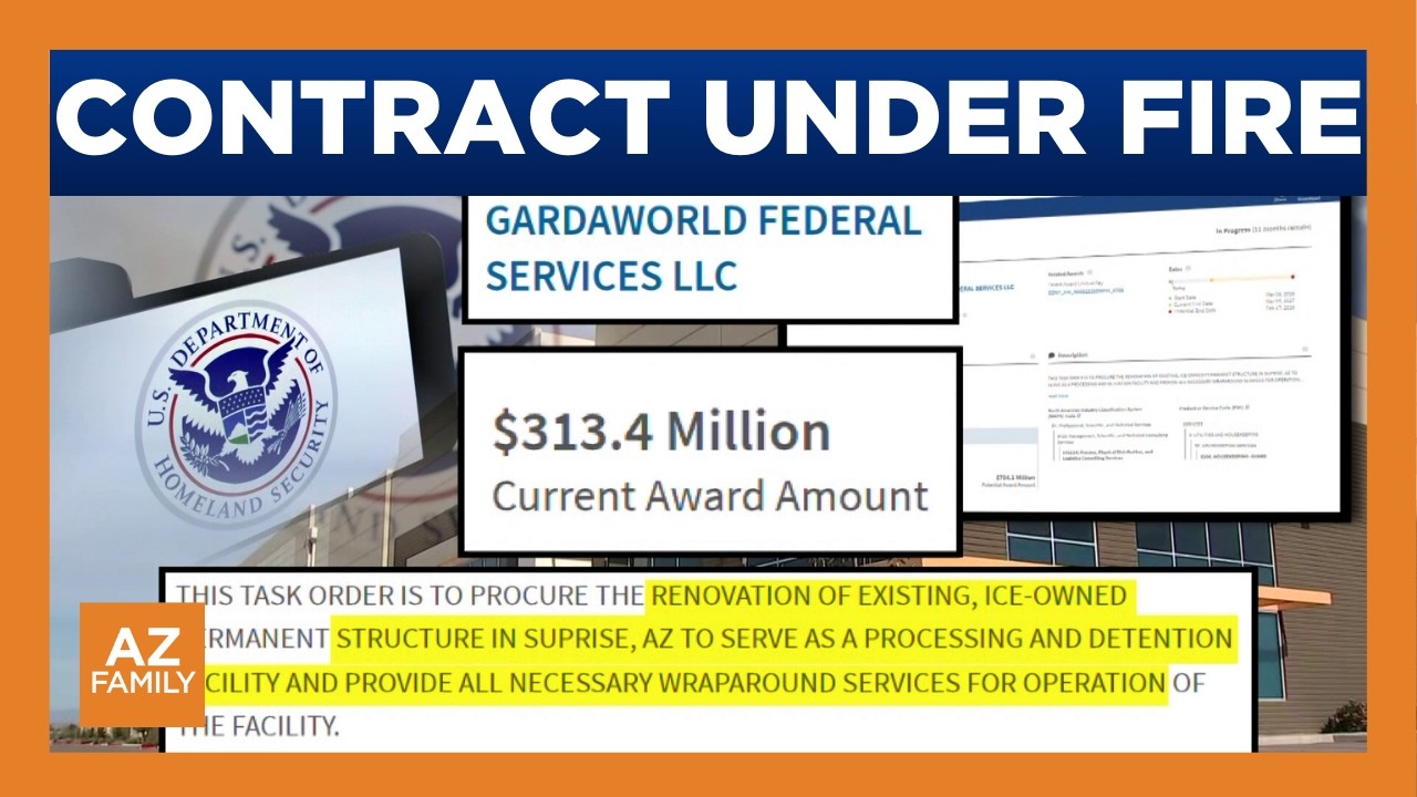 Critics sound alarm over company hired to run Surprise ICE facility
