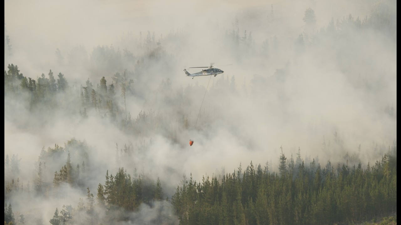 Wildfire Over Franschhoek (Jan 11, 2026)