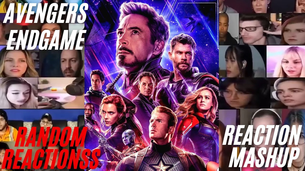 AVENGERS ENDGAME REACTION MASHUP || RANDOM REACTION