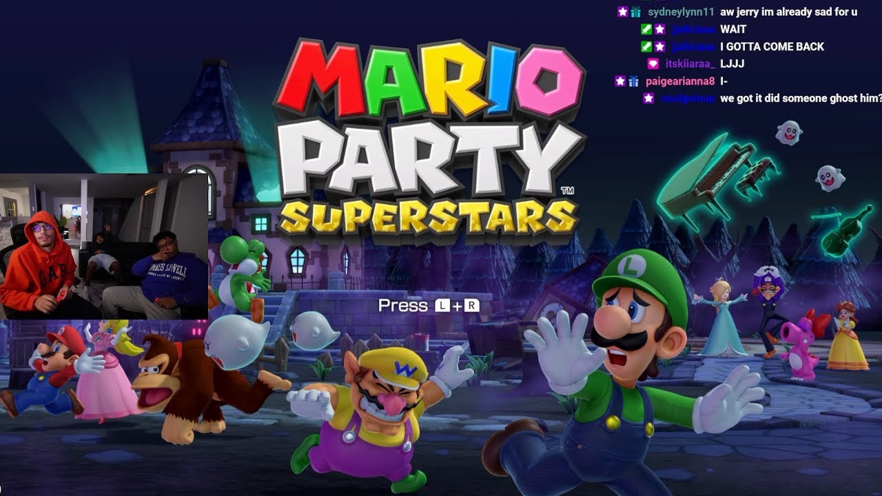 Playing Mario Party W/ Lj & Jerry