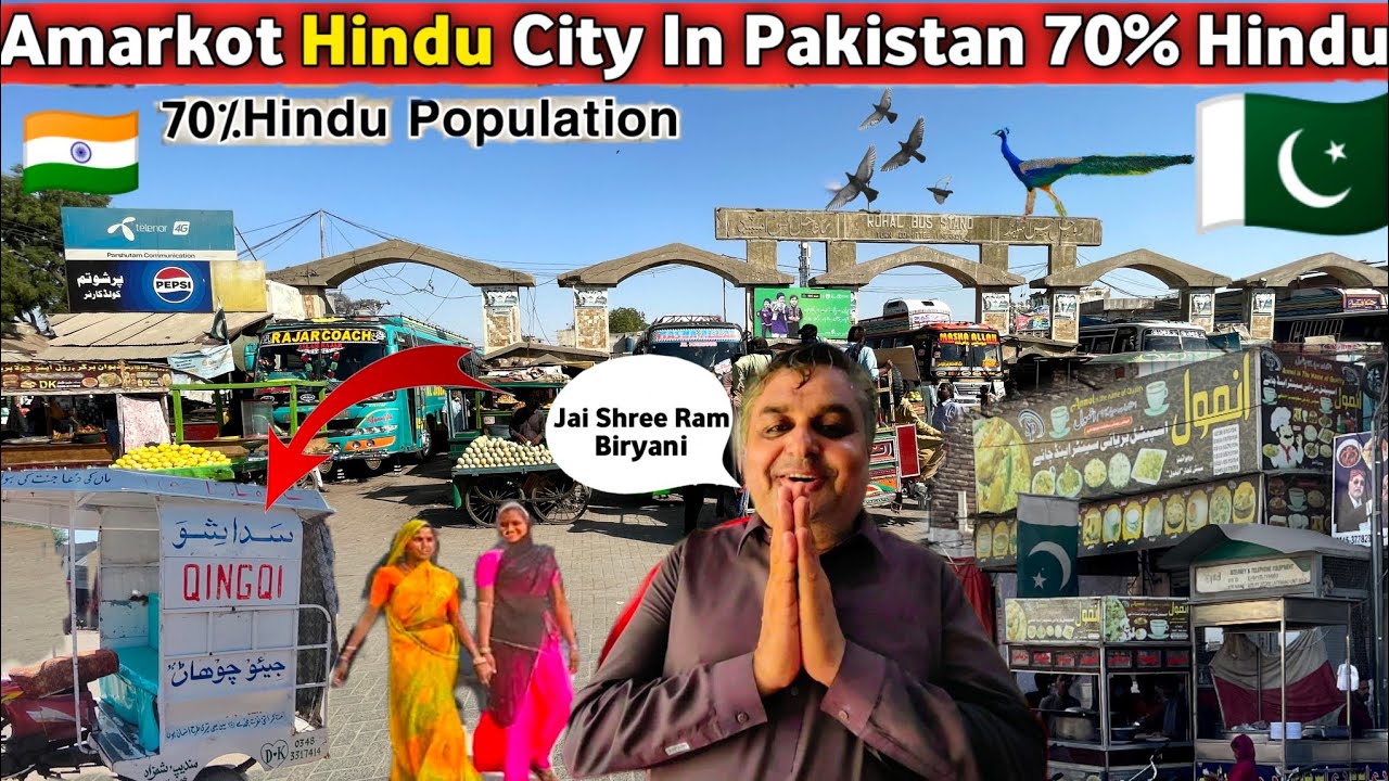 UK Hindu City Amarkot Hindu City In Pakistan 70% || Hindu70% Hindu Population 🇵🇰 Sandeep manwani