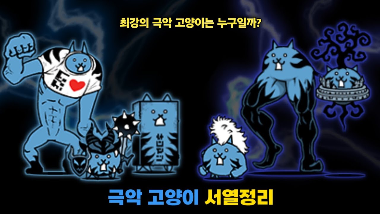 최강의 극악 고양이는 누구일까요? [냥코대전쟁]