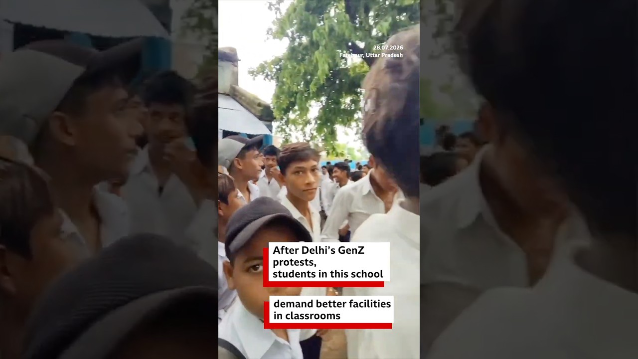 India&rsquo;s Gen Z protests find an echo in a UP school | BBC News India