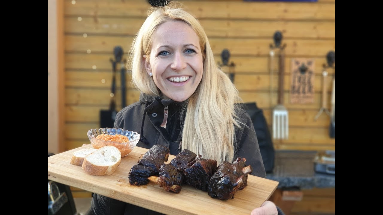 Beef-Ribs aus dem Digital-Smoker von Char-Broil