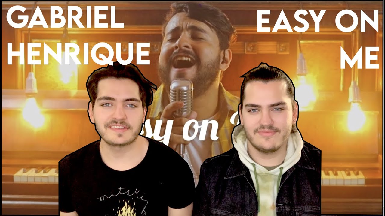 FLAWLESS | Twin Musicians REACT | Gabriel Henrique - Easy On Me (Adele Cover)