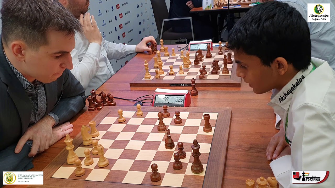 Nihal Sarin faces 'Carlsen beater' Andreikin | World Blitz 2019