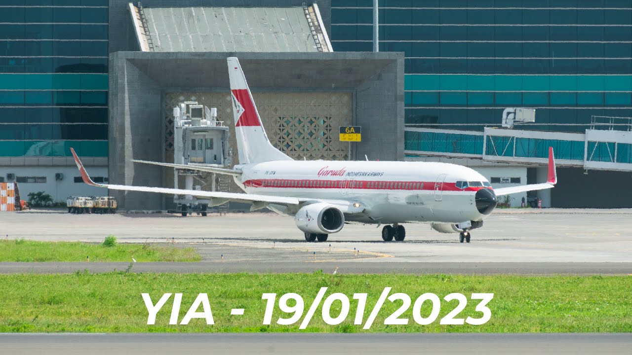 Planespotting at Yogyakarta International Airport (YIA/WAHI) | 19-01-2023