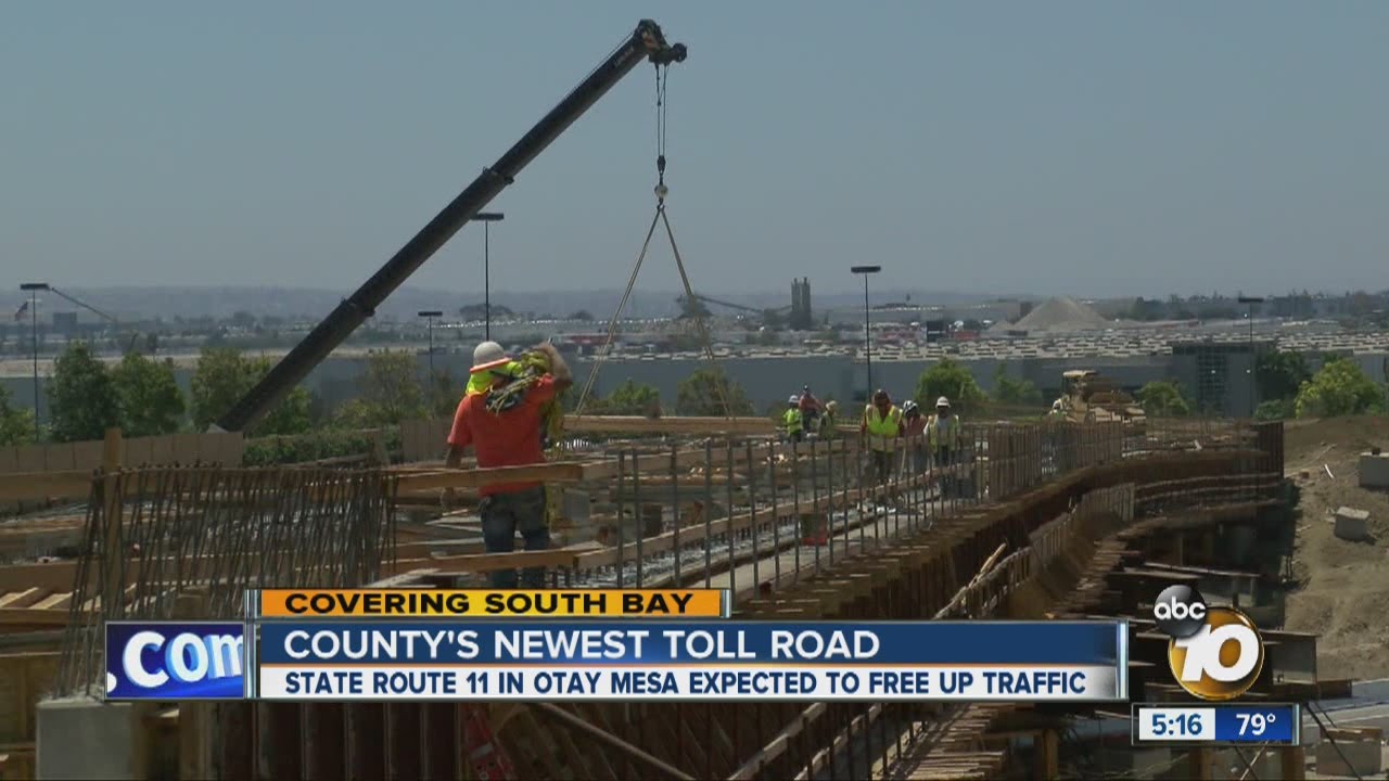 County's new toll road expected to free up traffic at border