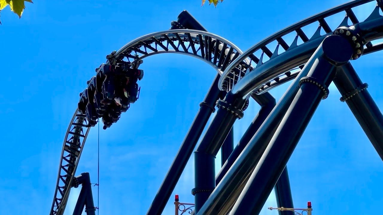 Gotham City Escape - Off Ride - Intamin Triple Launch @ Parque Warner Madrid, Spain