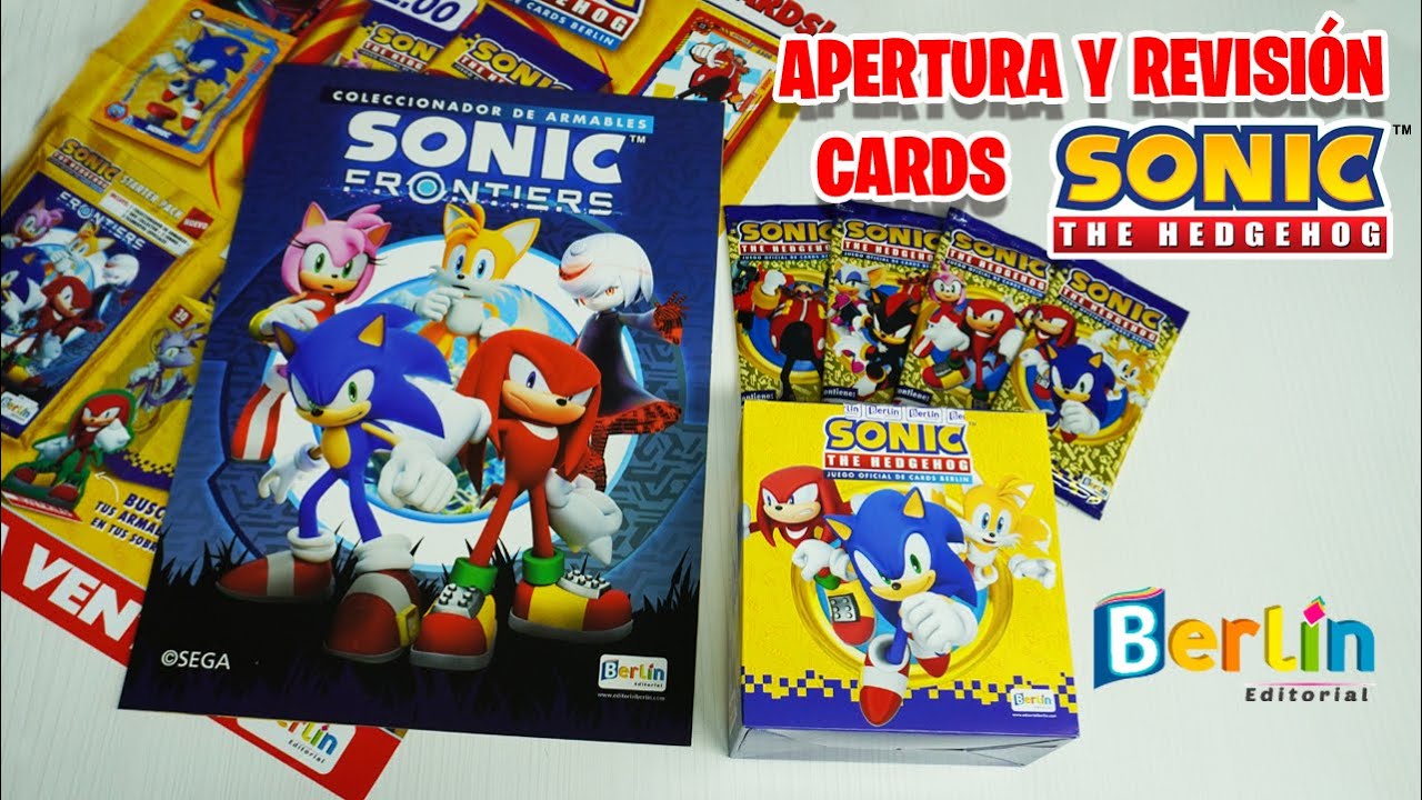 CARDS SONIC The Hedgehog de Berlín: Unboxing Colección Licenciada 2023