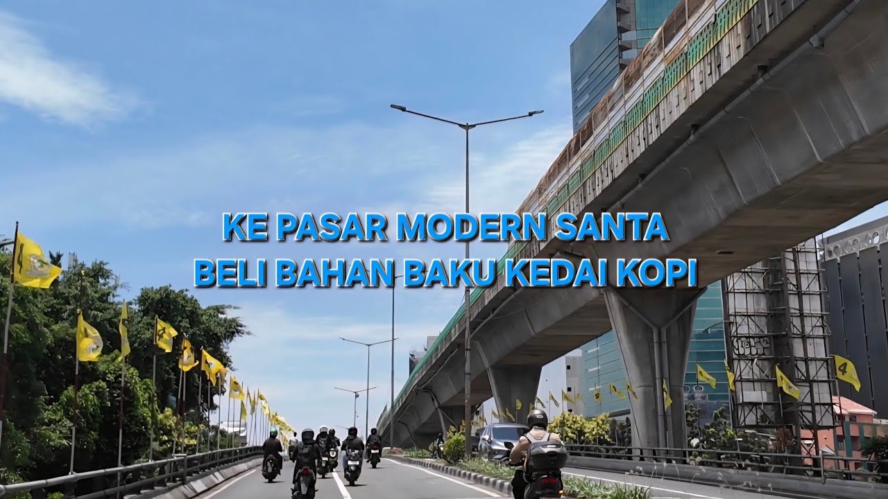 Santai Menyusuri Jakarta | Gatot Subroto ke Pasar Modern Santa