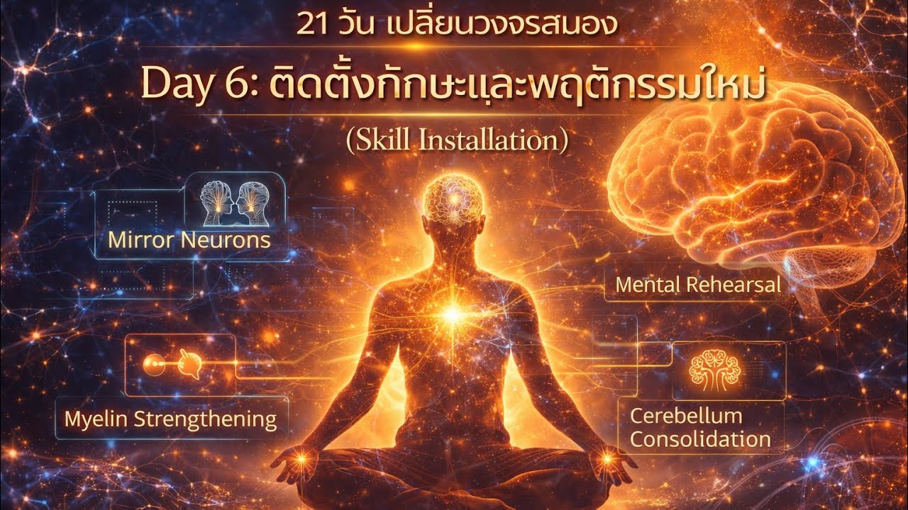 21 วัน เปลี่ยนวงจรสมอง Day 6 : ติดตั้งทักษะและพฤติกรรมใหม่ (Skill Installation)