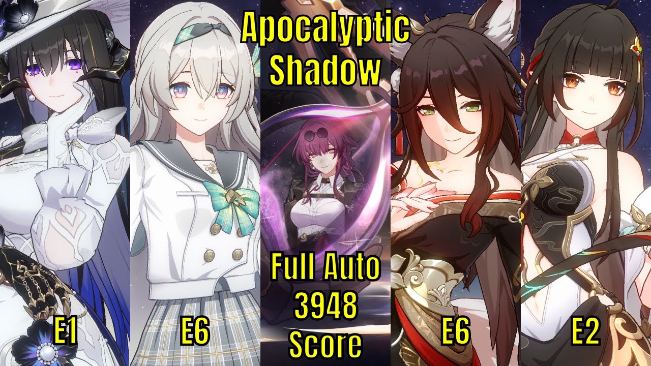 Full Auto E6 Firefly 3948 Score Kafka | Apocalyptic Shadow 4 1st side | HSR 3.8